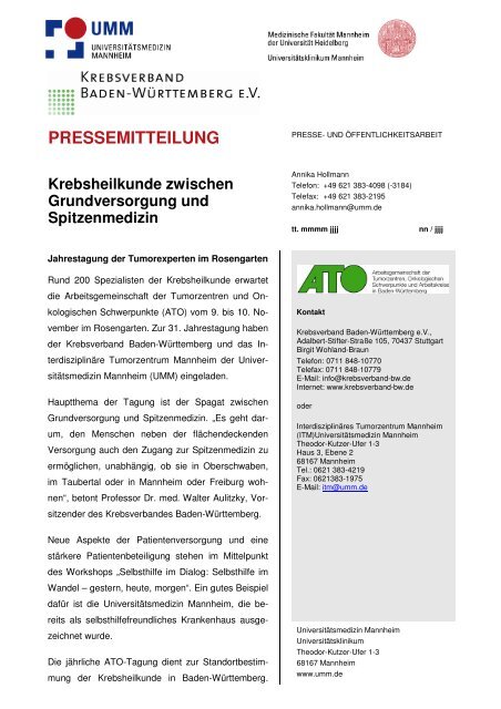 Jahrestagung ATO_revBK - Krebsverband Baden-Württemberg