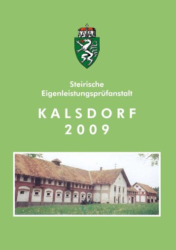 K A L S D O R F 2 0 0 9 - LFS Hatzendorf