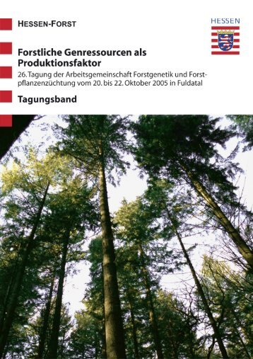 Tagungsband - Nordwestdeutsche Forstliche Versuchsanstalt