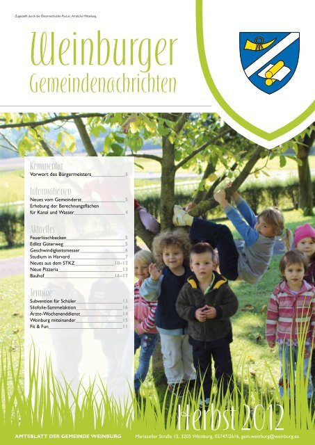 Herbst 2012 - Gemeinde Weinburg