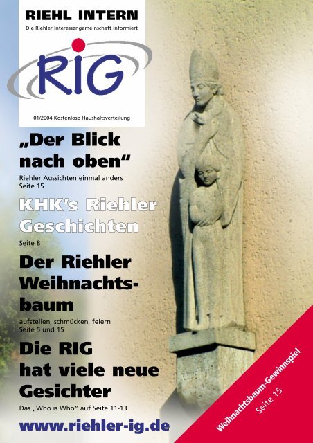riehl intern 3/2004 - Riehler Interessengemeinschaft eV