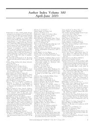 Author Index Volume 300 April–June 2003 - Science