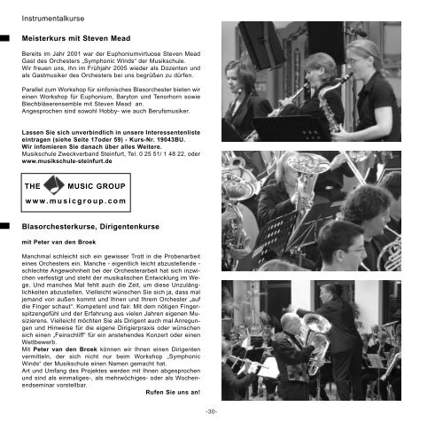 Zweckverband Musikschule und Volkshochschule Steinfurt ...