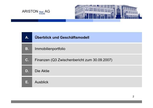 B. Immobilienportfolio - Deutsches Eigenkapitalforum