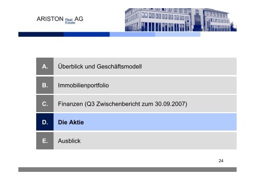 B. Immobilienportfolio - Deutsches Eigenkapitalforum