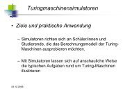 Turingmaschinensimulatoren