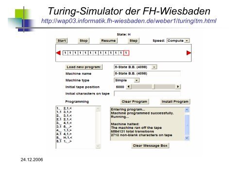 Turingmaschinensimulatoren