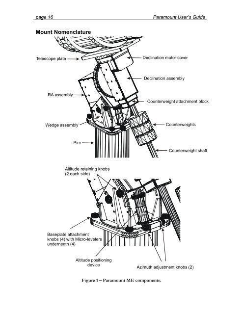 Paramount GT-1100 Robotic Telescope Mount