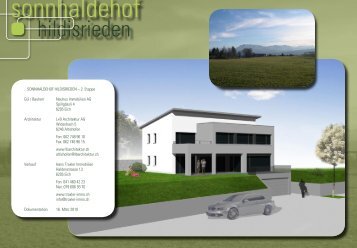 sonnhaldehof - beplus Architekten - Planung