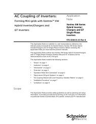 AC Coupling of Inverters: - AltE Store