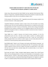 Perfil Corporativo Historia Del Grupo Lebara