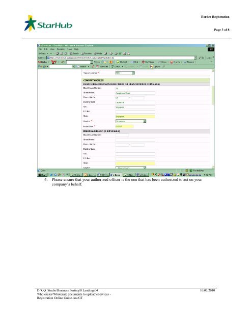 Guide - StarHub