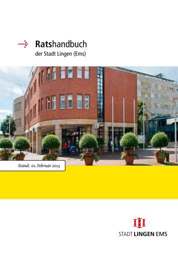 Ratshandbuch 2013 - Stadt Lingen