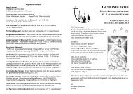 gemeindebrief kath. kirchengemeinde  st. laurentius senden