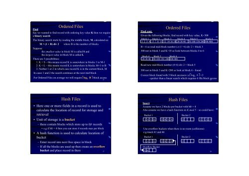 Lecture 8 Objectives Physical Database Design