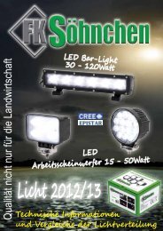 Technisches Datenblatt - FK Söhnchen