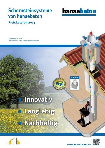 Schornsteinsysteme von hansebeton - Preiskatalog 2013 (PDF)