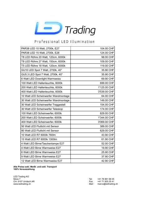 LED Trading