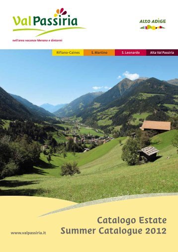 Sommerkatalog 2012 italienisch