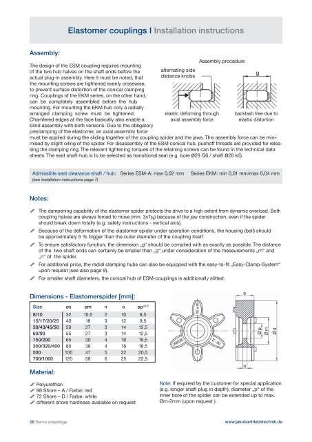 Metal bellows coupling I Series KPP - Jakob GmbH & Co ...