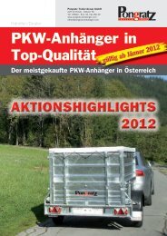 Preisliste 2012 - Pongratz Trailer Group