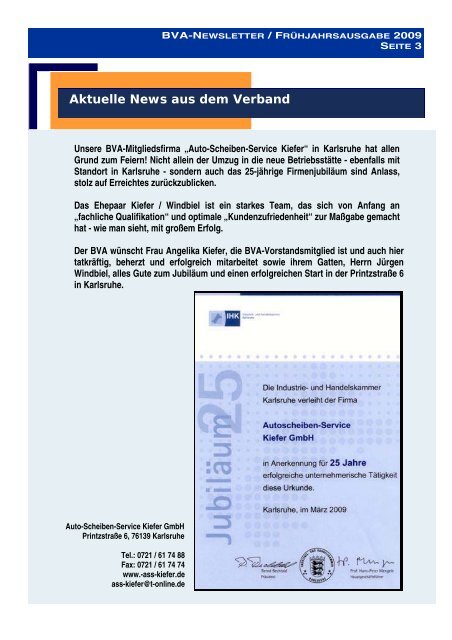 BVAAkademie - Bundesverband Autoglaser eV