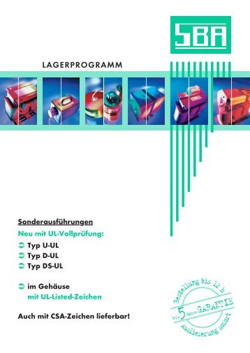 LAGERPROGRAMM - SBA