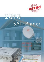 SAT-Planer 2010 - Astro