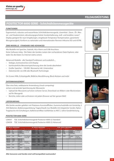 Download TQC Neuigkeiten Broschüre - Thermimport Quality Control