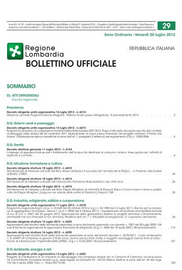 bollettino ufficiale - Confindustria Lecco