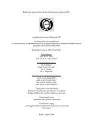 Abschlussbericht_B7 Wilz 2006K - Forschungsportal der Deutschen ...