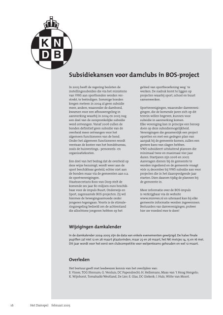 HD 0501 - Het Damspel - KNDB