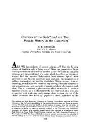 Chariots of the Gods? and All That: Pseudo ... - Michael S. Heiser