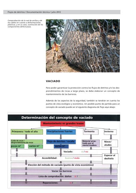 Protección contra ﬂujos de detritos - Geobrugg AG