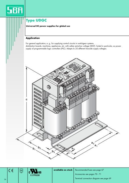 Type UDGC - SBA