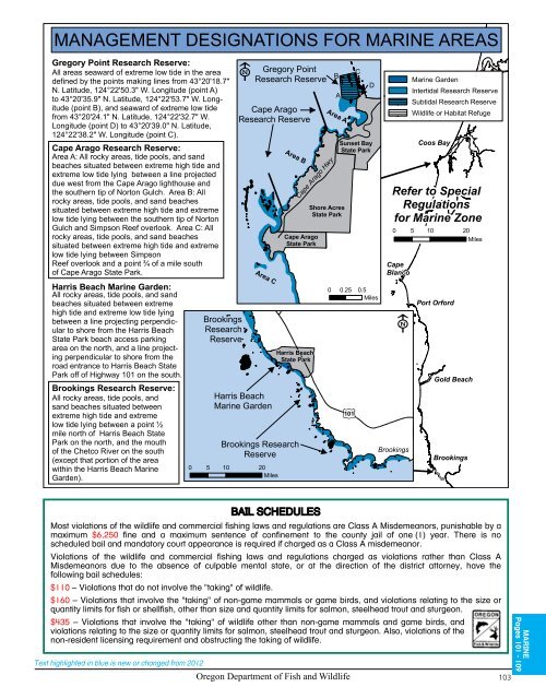 SPOrT FISHIng regulaTIOnS - Oregon Department of Fish and Wildlife