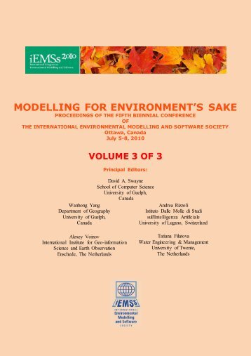 Link - International Environmental Modelling and Software Society