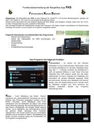 Funktionsbeschreibung der BürgerBus-App FKS Fahrassistent ...