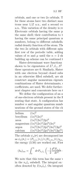 Atomic Structure Theory