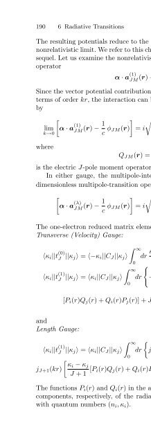 Atomic Structure Theory