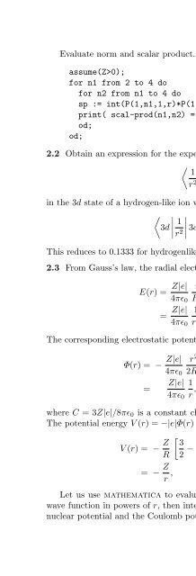 Atomic Structure Theory