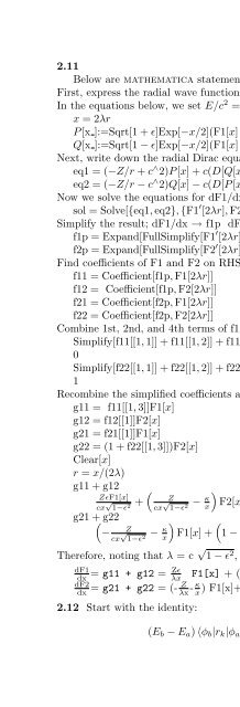 Atomic Structure Theory