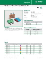 FKS ATO® STYLE BLADE FUSE RATED 80V - Littelfuse