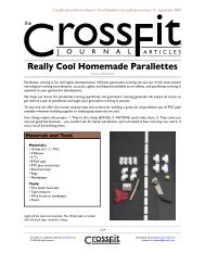 Really Cool Homemade Parallettes - CrossFit