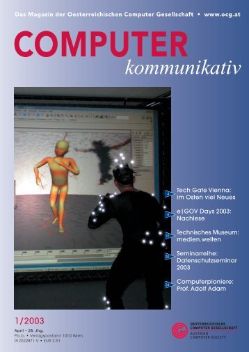 Computer kommunikativ Ausgabe 1/2003 pdf-file ca - OCG