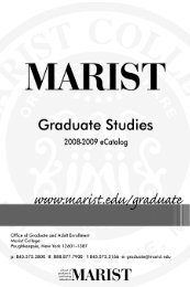Full Catalog - Marist College