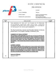 C I T Y   C O U N C I L - PDF Documents - City of Plano