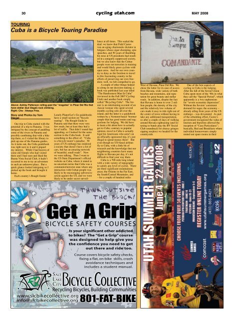 May 2008 Issue - Cycling Utah