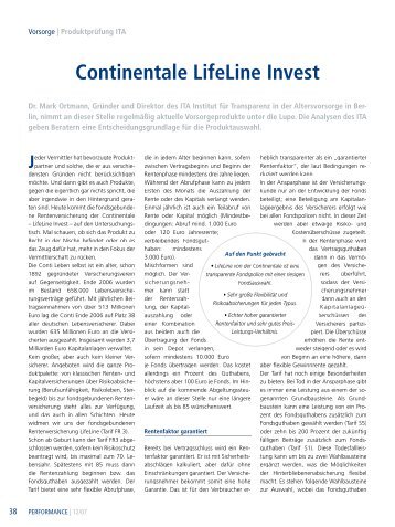 Continentale LifeLine Invest - ITA