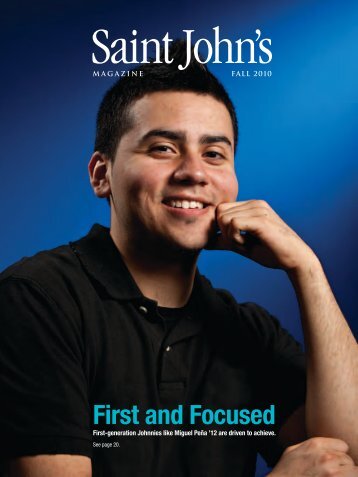 First and Focused - College of Saint Benedict & Saint John's University